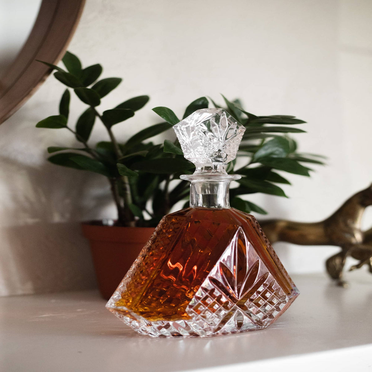 Admiral™ Vintage Style IrishCut Crystal Whiskey Decanter