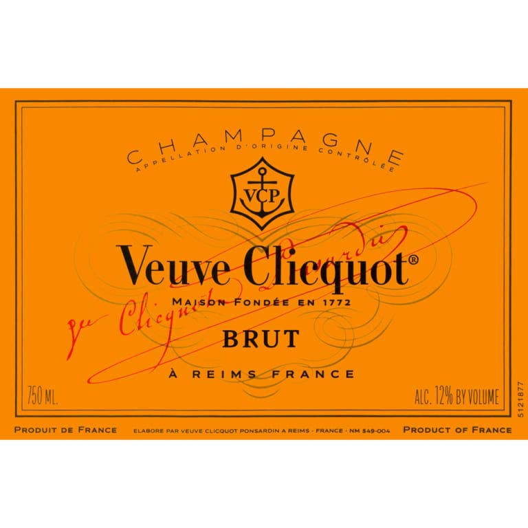 Champagne Label Pencil Cup - Rose, or Brut: Brut