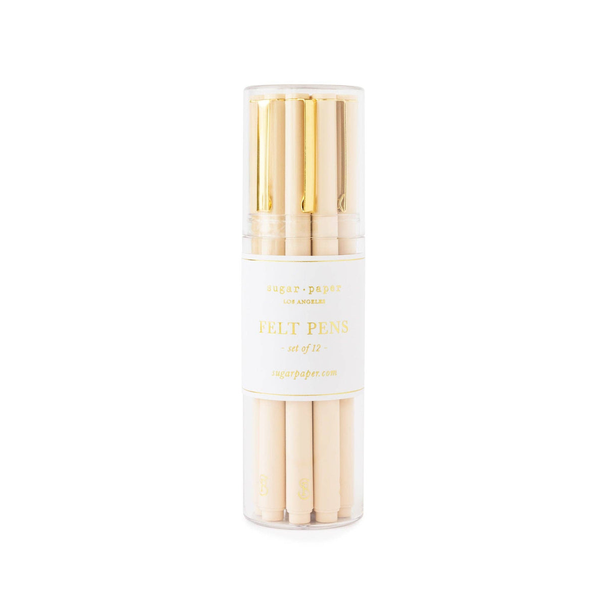 Bulk Felt Pen Set, Pale Pink, Set of 12