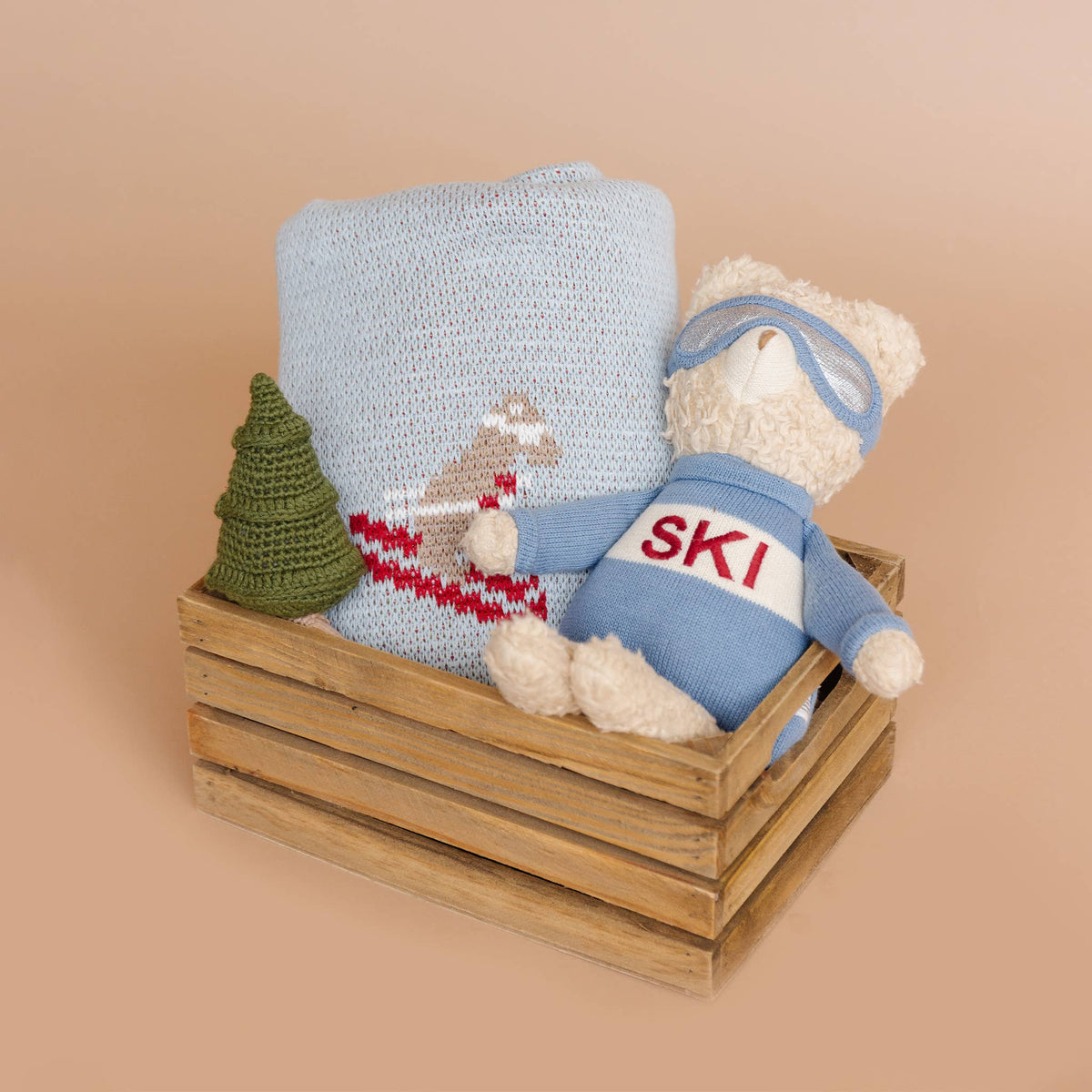 Blanket Ski Cotton Baby Snowboard Winter Organic Gift