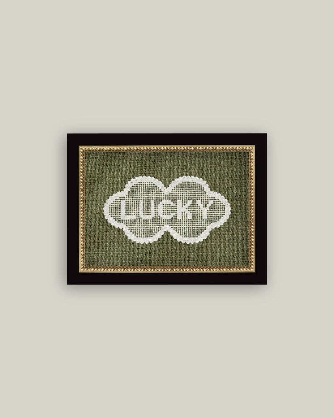 St. Patricks Day Lucky Doily: 6x4