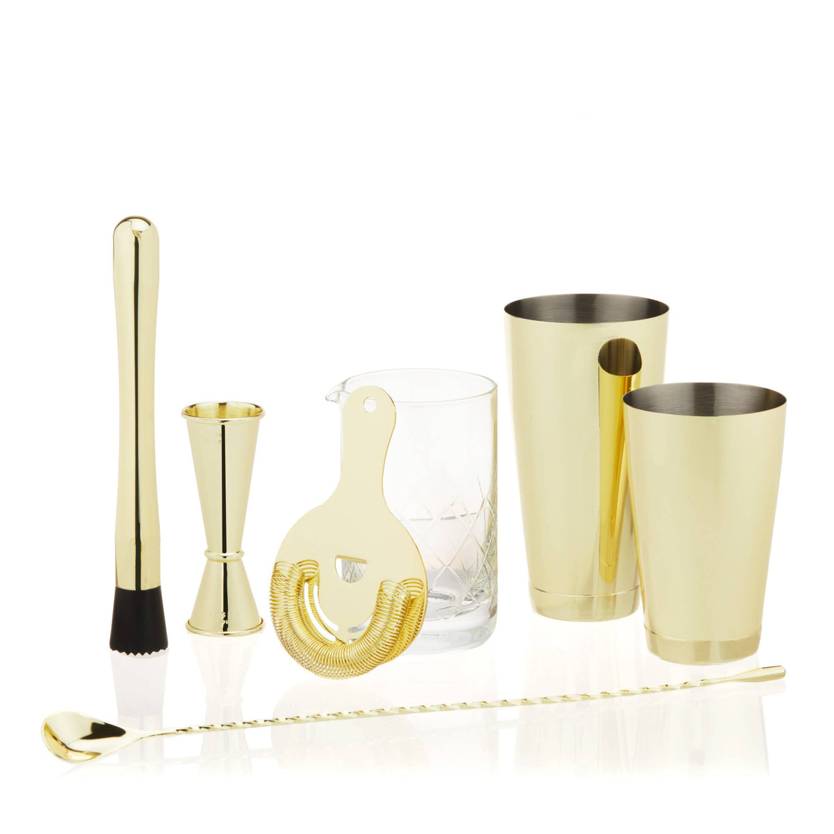 Belmont™ Gold Plated Bar Essentials Set of 7