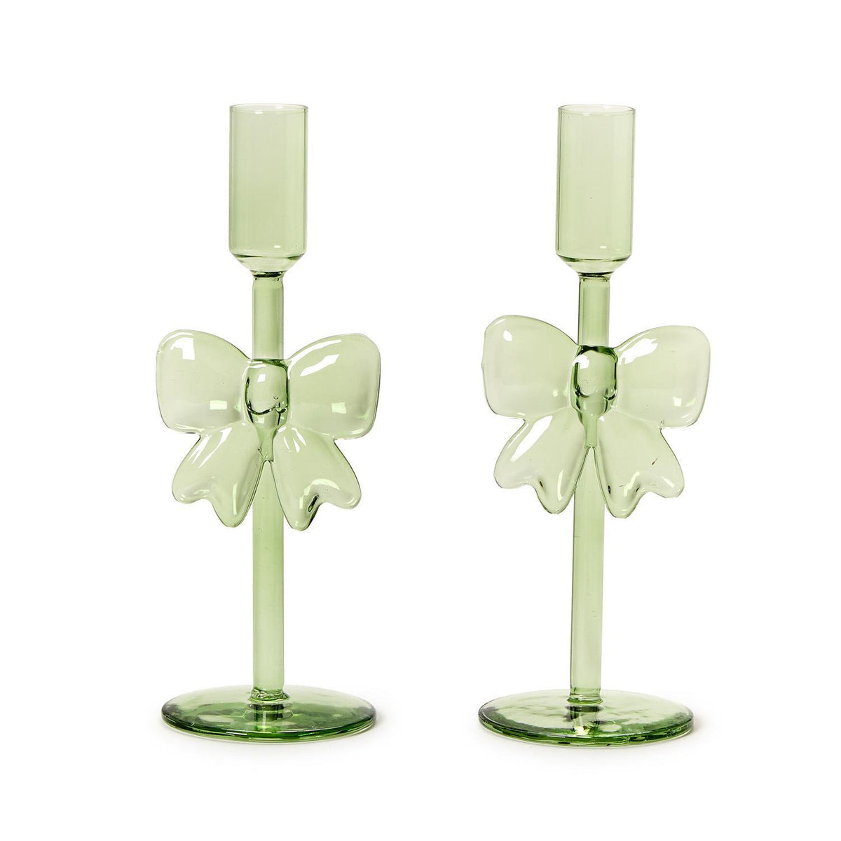 Bows Hand Crafted Taper Candleholders