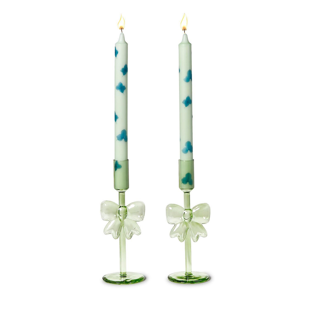 Bows Hand Crafted Taper Candleholders