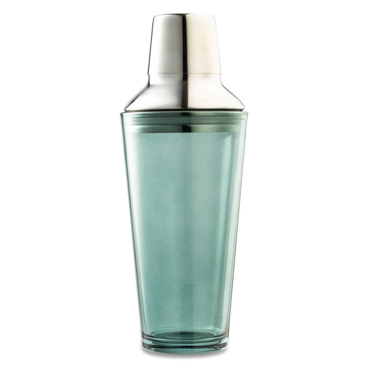 21.7oz Glass Shaker w Stainless Steel Lid