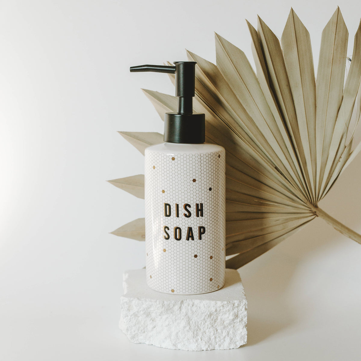 8.5oz Honeycomb Tile Dish Soap Dispenser- Home Decor & Gifts