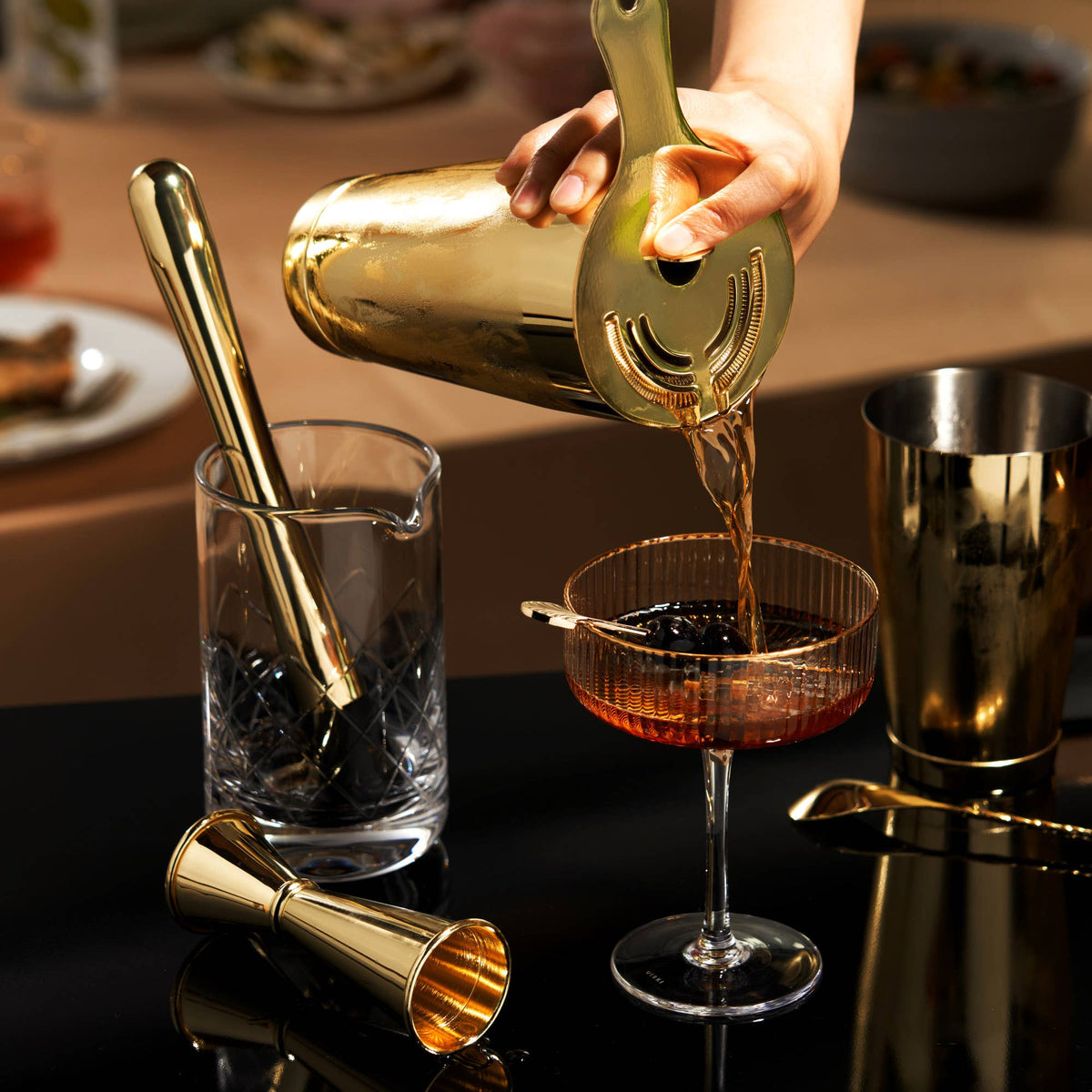 Belmont™ Gold Plated Bar Essentials Set of 7