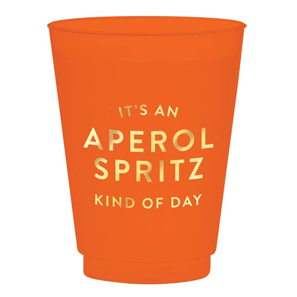Aperol Spritz Kind Of Day Reusable Cup - Set of 8
