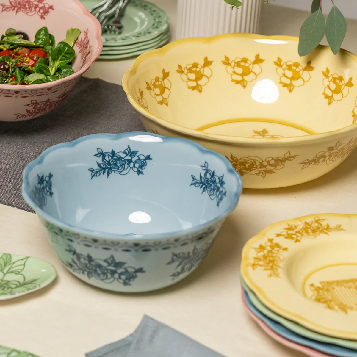 JOSEPHINE / LG Bowl * FAIRE EXCLUSIVE : Dusty Green