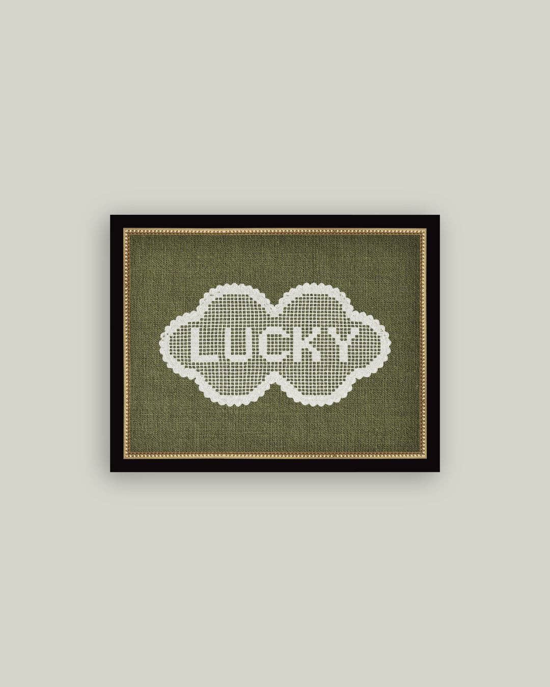 St. Patricks Day Lucky Doily: 6x4