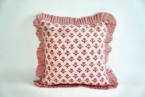 Sorella Sol Pink Floral Pillow Sham w/Insert