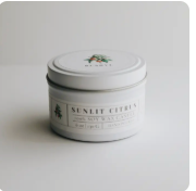 Sunlit Citrus 100% Soy Candle Tin