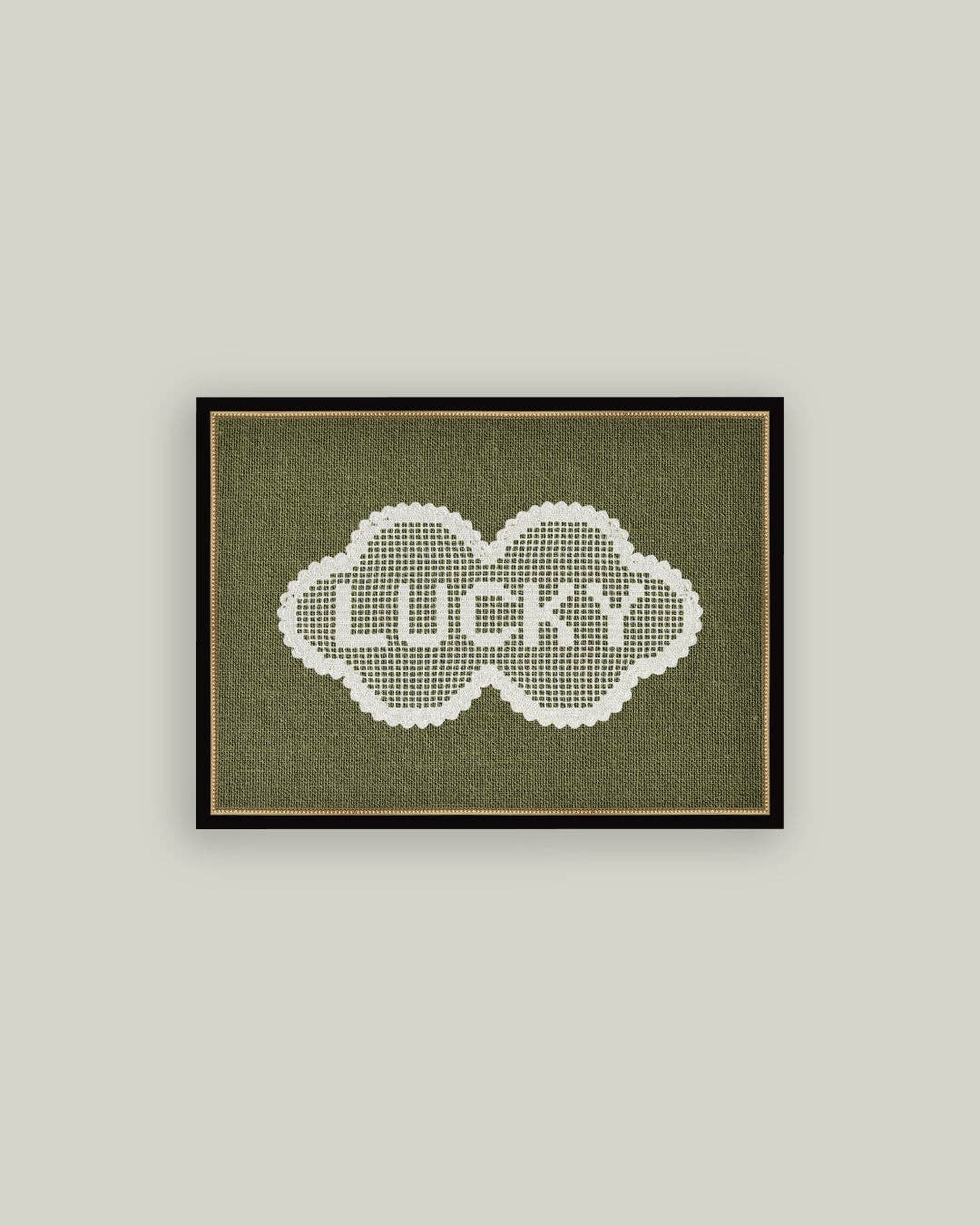 St. Patricks Day Lucky Doily: 6x4