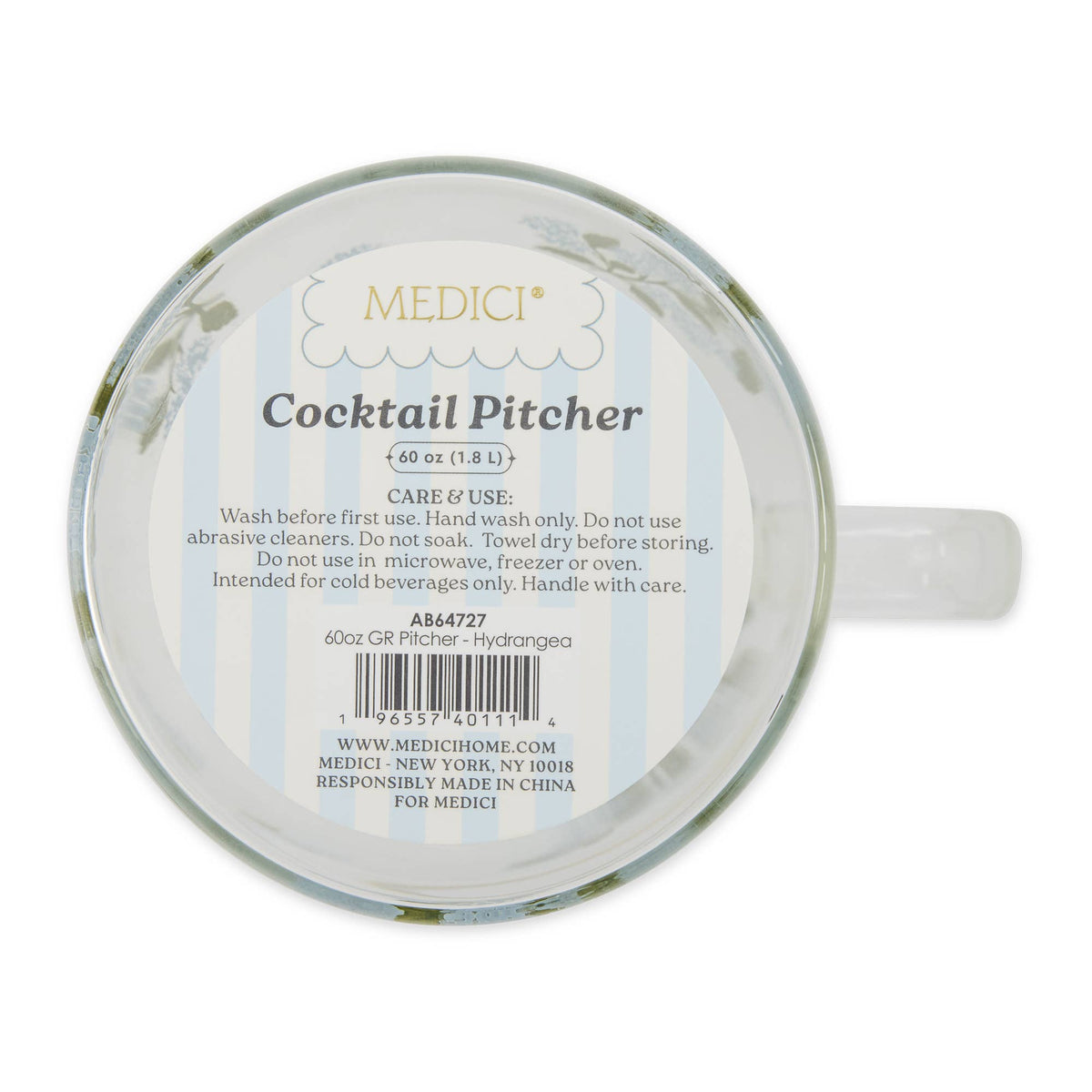 60oz GR Pitcher - Hydrangea