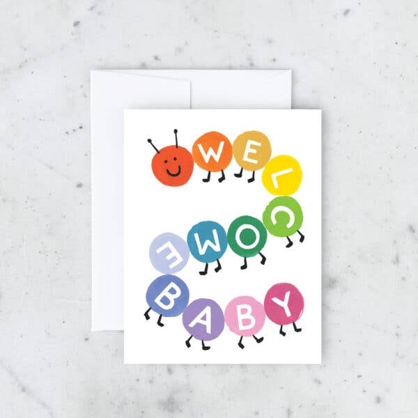 Caterpillar Greeting Card