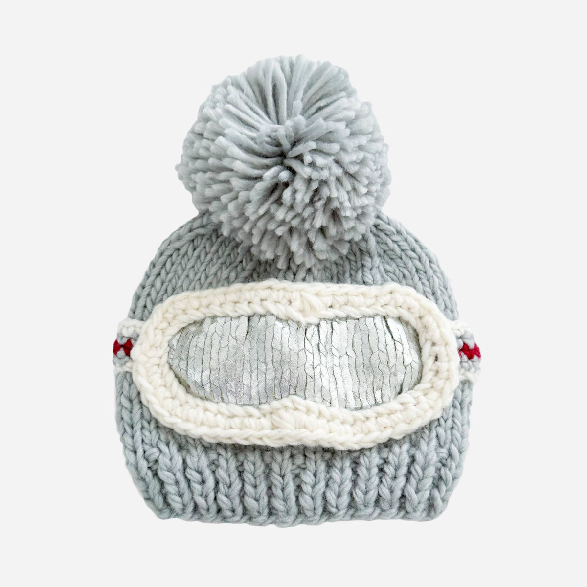 Ski Goggles Beanie Bowie Grey Baby Kids Adult Snowboard Hat: S; 6-24M