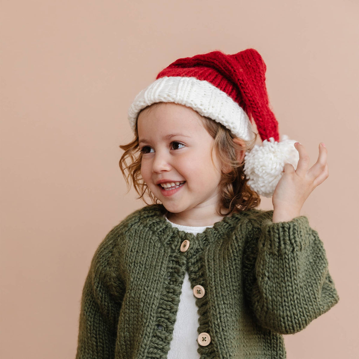 Nicholas Santa Hat Kids Baby Christmas Holiday Gift: S; 6-24m