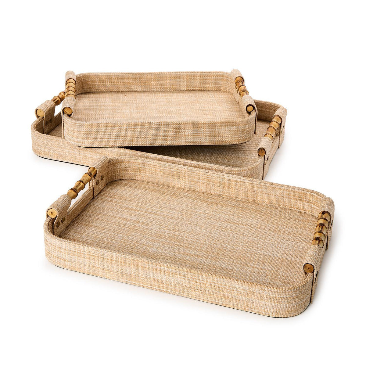 Natural Grass Rectangle Tray Small