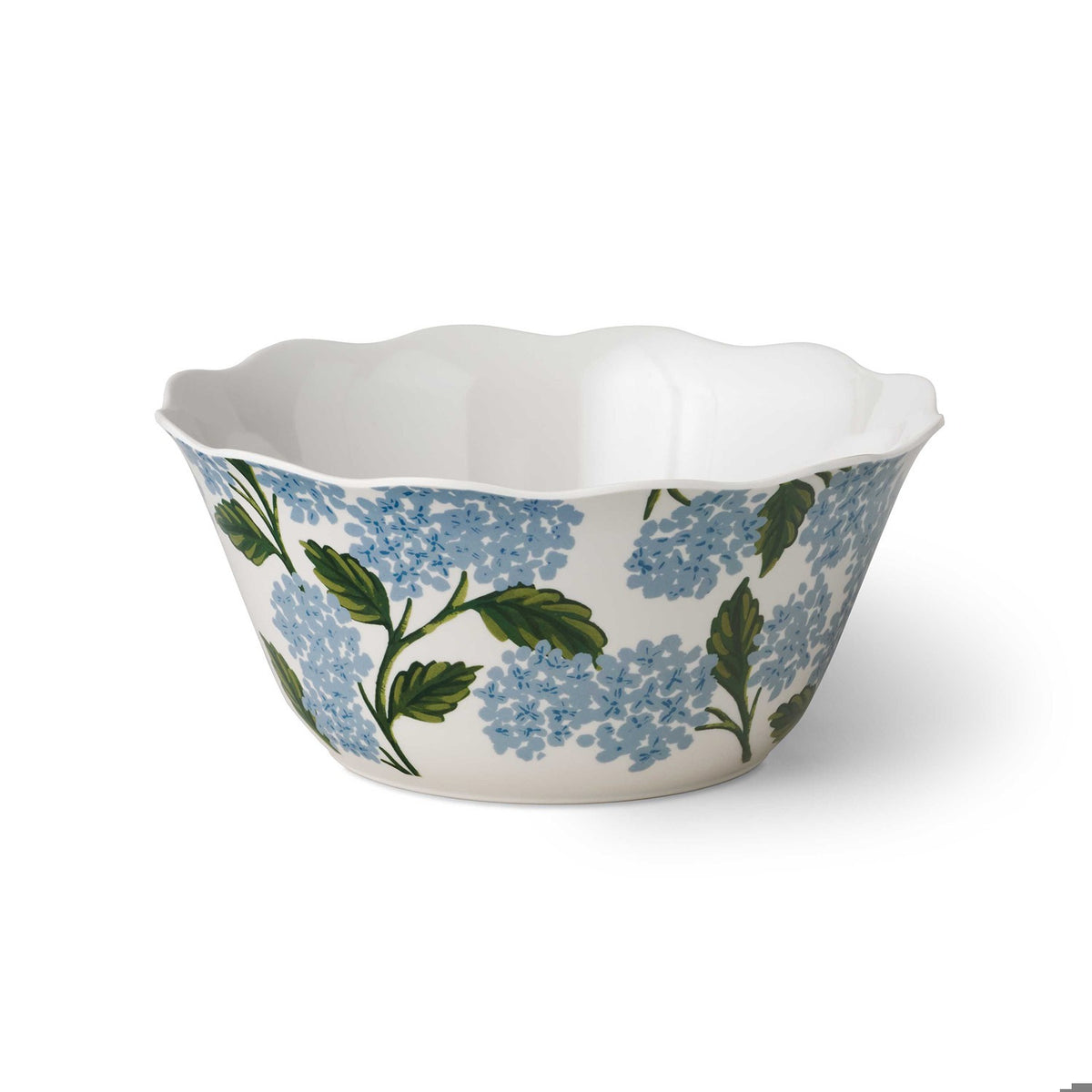 Hydrangea Melamine Serving Bowl