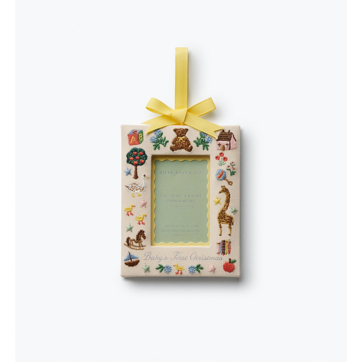 Baby's First Christmas Picture Frame Ornament